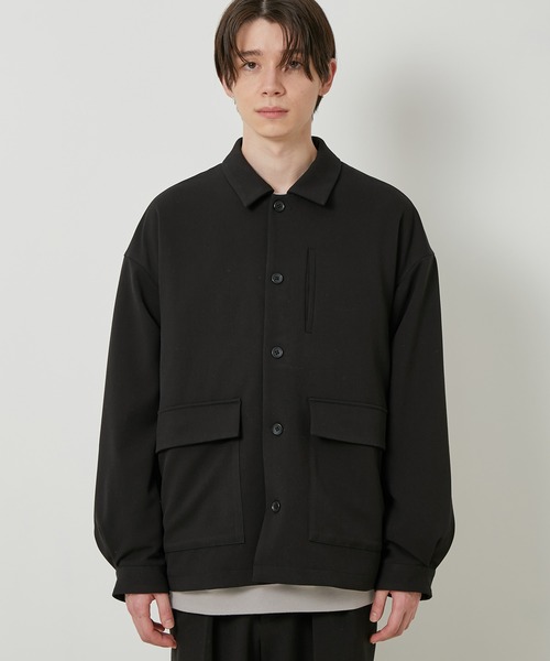 JUNRED（ジュンレッド）の「テクスチャーTRユーティリティブルゾン（ブルゾン・メンズ・ブラック/ベージュ/グリーン・S/M/L）」の16枚目の写真