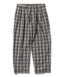 BEAMS PLUS | BEAMS PLUS / 2プリーツ シアサッカー チェック ワイド トラウザーズ(その他パンツ)