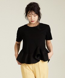 ビックフリルティアードTシャツ