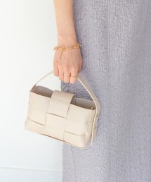 RANDA | 編み込みスクエアミニバッグ(ショルダーバッグ)