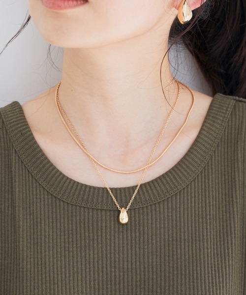 メタルトップダブルチェーンネックレス ネックレス Vis ビス のファッション通販 Zozotown