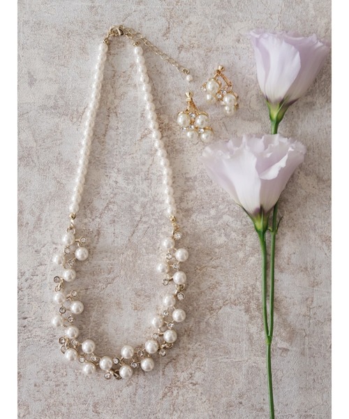 Placebo（プラシーボ）の「ジャスマン パールイヤリング（イヤリング・レディース・シルバー/ベージュ・F）」の8枚目の写真