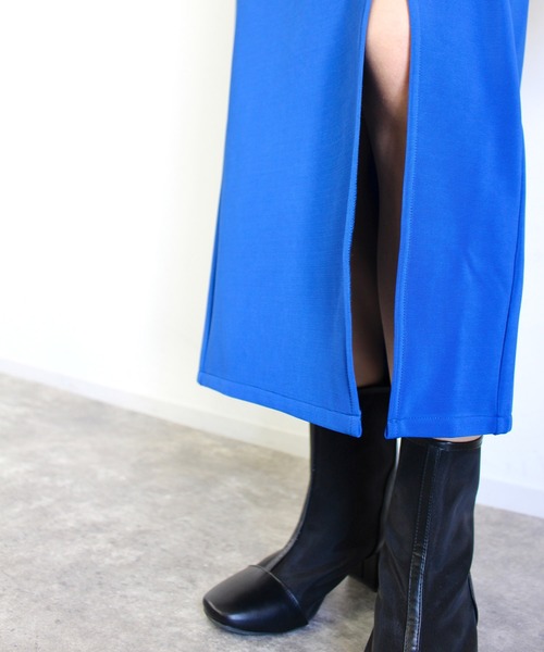 MLI'A(エムリア)の「カットナロースカート(スカート・レディース・ブルー/グリーン/ブラック/ライトベージュ・FREE)」の16枚目の写真