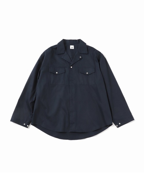 JOINT WORKS(ジョイントワークス)の「JW-WORK シャツブルゾン(ブルゾン・メンズ・ネイビー/サックスブルー/オレンジ・MEDIUM/LARGE)」の1枚目の写真
