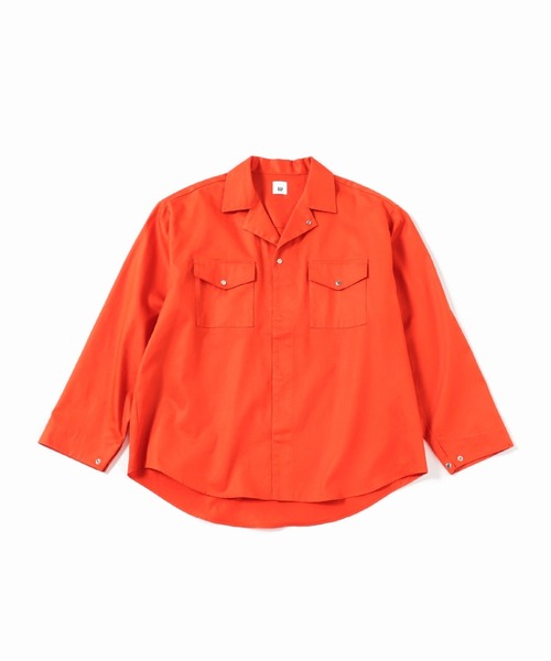 JOINT WORKS(ジョイントワークス)の「JW-WORK シャツブルゾン(ブルゾン・メンズ・ネイビー/サックスブルー/オレンジ・MEDIUM/LARGE)」の3枚目の写真
