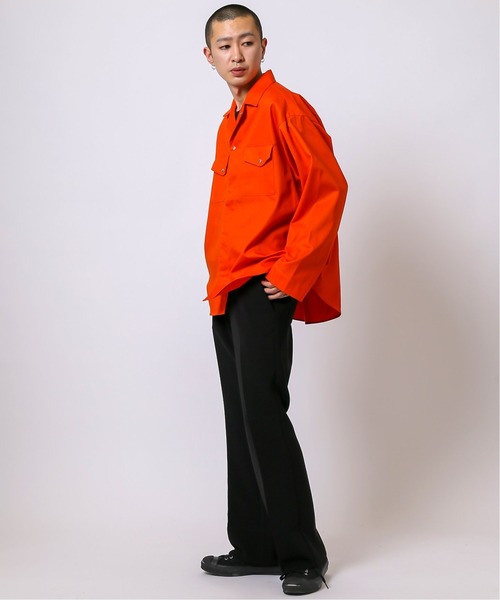 JOINT WORKS(ジョイントワークス)の「JW-WORK シャツブルゾン(ブルゾン・メンズ・ネイビー/サックスブルー/オレンジ・MEDIUM/LARGE)」の11枚目の写真