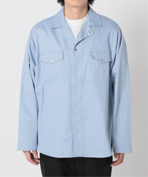 JOINT WORKS(ジョイントワークス)の「JW-WORK シャツブルゾン(ブルゾン・メンズ・ネイビー/サックスブルー/オレンジ・MEDIUM/LARGE)」の13枚目の写真