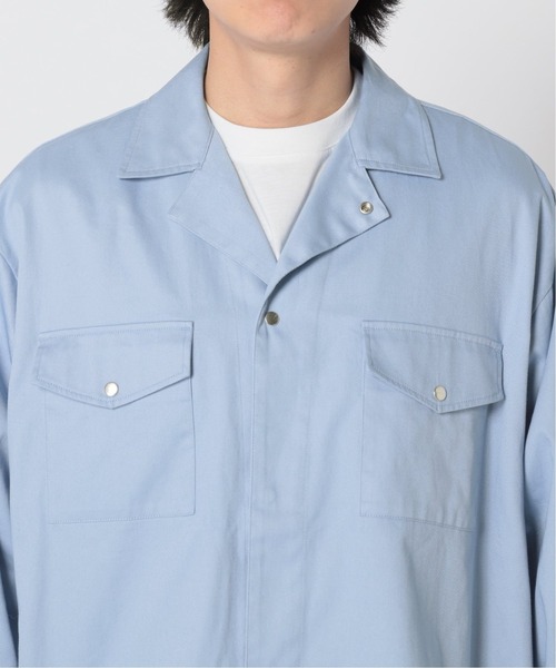 JOINT WORKS(ジョイントワークス)の「JW-WORK シャツブルゾン(ブルゾン・メンズ・ネイビー/サックスブルー/オレンジ・MEDIUM/LARGE)」の16枚目の写真