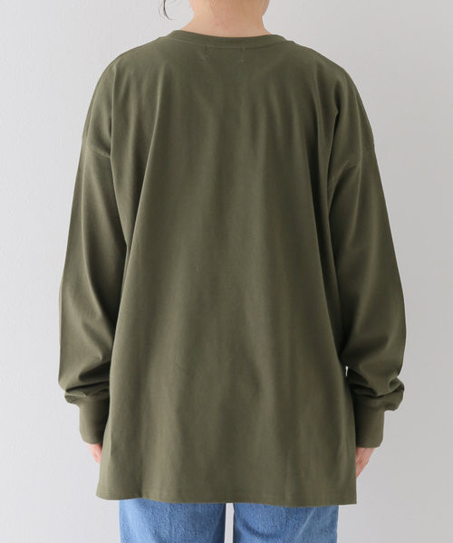 SLOBE IENA(スローブイエナ)の「サイドスリットカットソー◆(Tシャツ/カットソー・レディース・ホワイト/カーキ・FREE)」の17枚目の写真