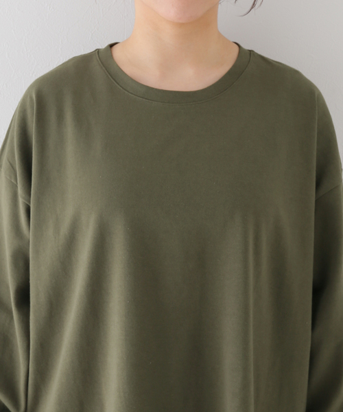 SLOBE IENA(スローブイエナ)の「サイドスリットカットソー◆(Tシャツ/カットソー・レディース・ホワイト/カーキ・FREE)」の18枚目の写真