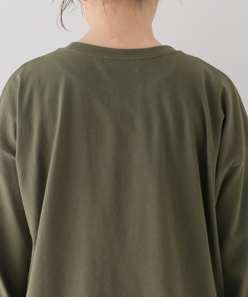 SLOBE IENA(スローブイエナ)の「サイドスリットカットソー◆(Tシャツ/カットソー・レディース・ホワイト/カーキ・FREE)」の19枚目の写真
