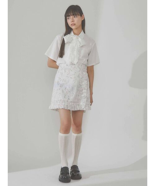 merry jenny（メリージェニー）の「フリルボウタイブラウス（シャツ/ブラウス・レディース・オフホワイト/ブラック/ピンク・FREE）」の22枚目の写真