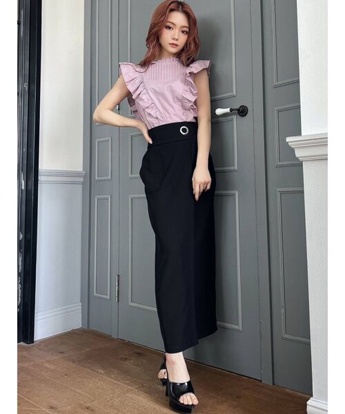 RESEXXY（リゼクシー）の「アイレット釦タイトスカート（スカート・レディース・ブラック/ベージュ/グリーン・FREE）」の15枚目の写真