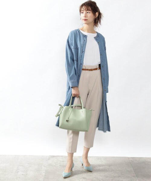 DRESKIP（ドレスキップ）の「◆スクエアバックルベルト（ベルト・レディース・アイボリー/ブラック/キャメル/ダークブラウン・00）」の10枚目の写真