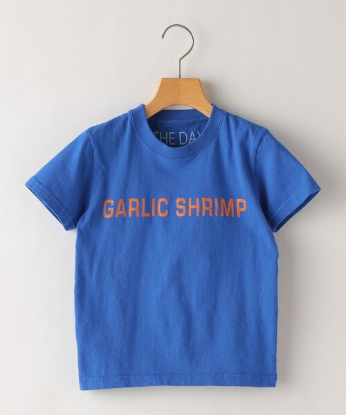 THE DAY ON THE BEACH(ザデイオンザビーチ)の「【SHIPS KIDS別注】THE DAY ON THE BEACH:ガーリック シュリンプ TEE(100~150cm)(Tシャツ/カットソー・キッズ・ダークグレー/ブルー・110/120/130/140/150/100)」の2枚目の写真
