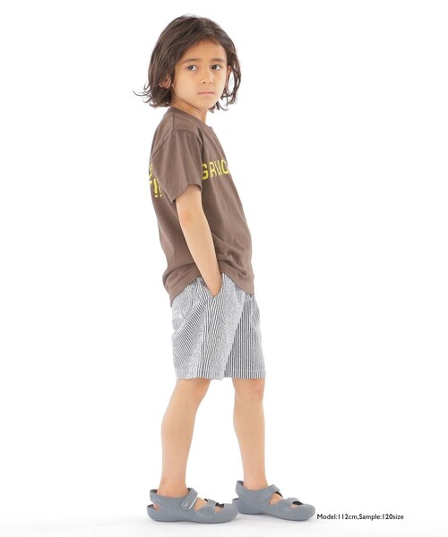 THE DAY ON THE BEACH(ザデイオンザビーチ)の「【SHIPS KIDS別注】THE DAY ON THE BEACH:ガーリック シュリンプ TEE(100~150cm)(Tシャツ/カットソー・キッズ・ダークグレー/ブルー・110/120/130/140/150/100)」の8枚目の写真