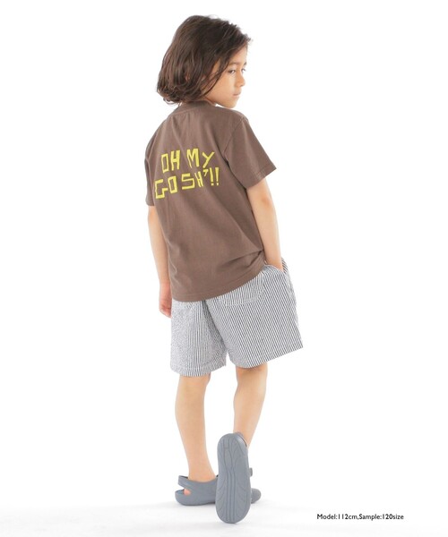 THE DAY ON THE BEACH(ザデイオンザビーチ)の「【SHIPS KIDS別注】THE DAY ON THE BEACH:ガーリック シュリンプ TEE(100~150cm)(Tシャツ/カットソー・キッズ・ダークグレー/ブルー・110/120/130/140/150/100)」の10枚目の写真