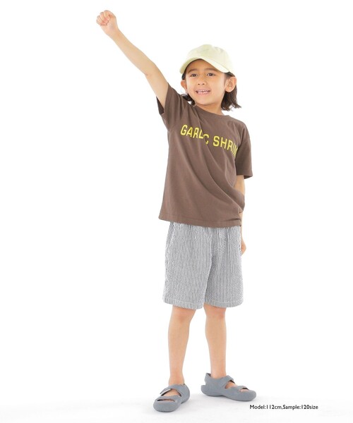 THE DAY ON THE BEACH(ザデイオンザビーチ)の「【SHIPS KIDS別注】THE DAY ON THE BEACH:ガーリック シュリンプ TEE(100~150cm)(Tシャツ/カットソー・キッズ・ダークグレー/ブルー・110/120/130/140/150/100)」の12枚目の写真