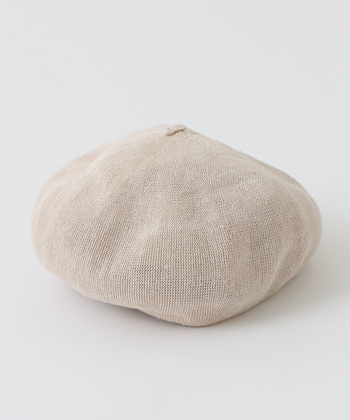 COLONY 2139（コロニートゥーワンスリーナイン）の「麻混ニットベレー帽（ハンチング/ベレー帽・レディース・ブラック/ベージュ/モカ・FREE）」の5枚目の写真