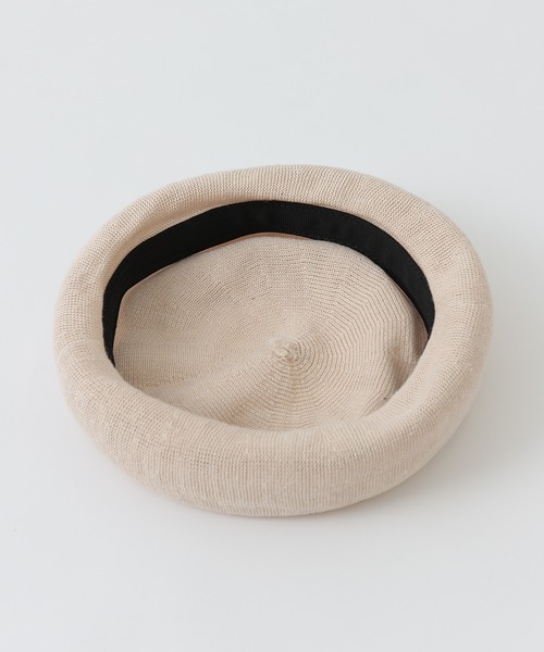 COLONY 2139（コロニートゥーワンスリーナイン）の「麻混ニットベレー帽（ハンチング/ベレー帽・レディース・ブラック/ベージュ/モカ・FREE）」の10枚目の写真