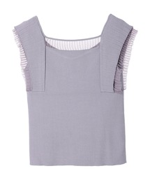 DURAS（デュラス）の「２ＷＡＹシアーフリルトップ（Tシャツ/カットソー）」