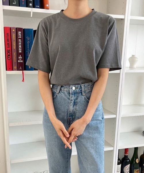 Dalfwin(ダールフィン)の「WAYOUTロゴ半袖Tシャツ(Tシャツ/カットソー・レディース・ベージュ/グレー/クリーム・FREE)」の9枚目の写真