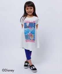 X-girl Stages | 【Disney（ディズニー）】S/S TEE DRESS FROZEN (4T～7T)(ワンピース)