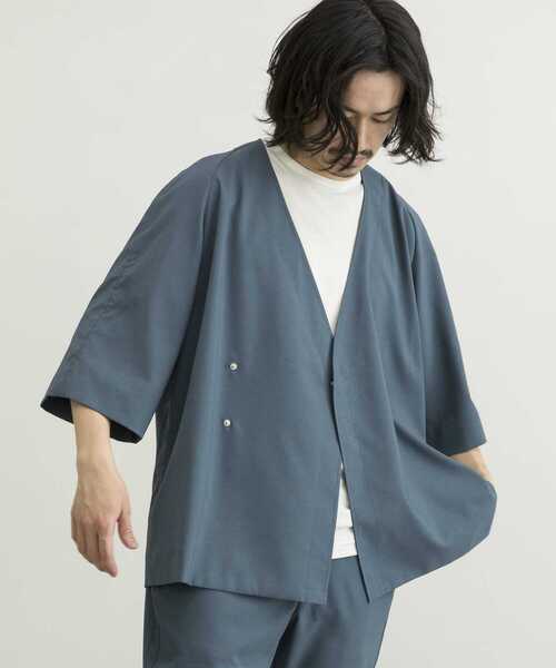 URBAN RESEARCH(アーバンリサーチ)の「URBAN RESEARCH iD LINEN LIKE SAMUE JACKET(その他アウター・メンズ・ブラック/ラベンダー/ブルー系その他・LARGE/MEDIUM)」の3枚目の写真