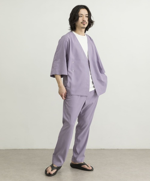URBAN RESEARCH(アーバンリサーチ)の「URBAN RESEARCH iD LINEN LIKE SAMUE JACKET(その他アウター・メンズ・ブラック/ラベンダー/ブルー系その他・LARGE/MEDIUM)」の18枚目の写真