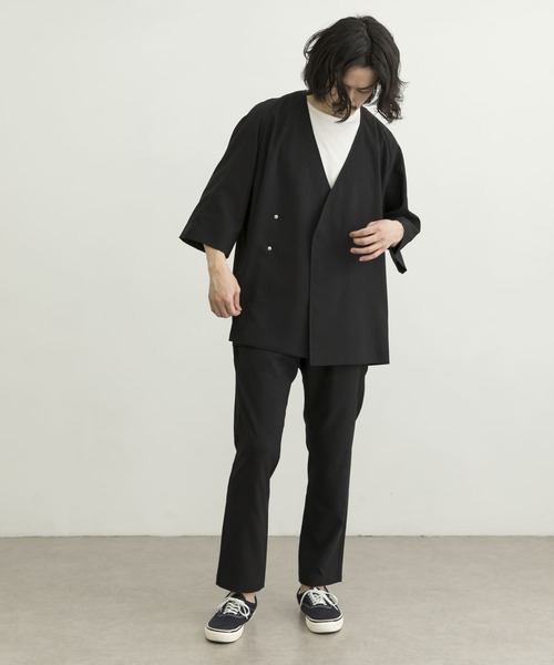 URBAN RESEARCH(アーバンリサーチ)の「URBAN RESEARCH iD LINEN LIKE SAMUE JACKET(その他アウター・メンズ・ブラック/ラベンダー/ブルー系その他・LARGE/MEDIUM)」の14枚目の写真