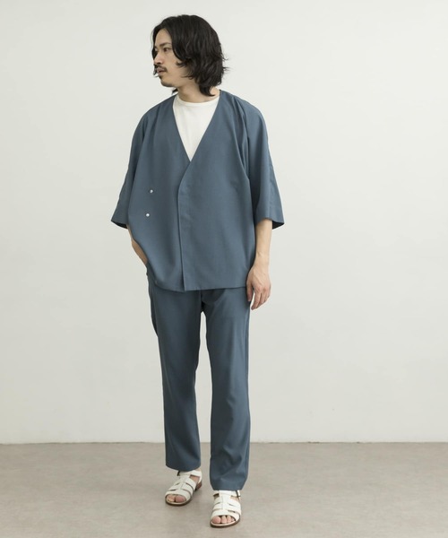 URBAN RESEARCH(アーバンリサーチ)の「URBAN RESEARCH iD LINEN LIKE SAMUE JACKET(その他アウター・メンズ・ブラック/ラベンダー/ブルー系その他・LARGE/MEDIUM)」の12枚目の写真