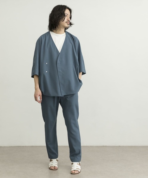 URBAN RESEARCH(アーバンリサーチ)の「URBAN RESEARCH iD LINEN LIKE SAMUE JACKET(その他アウター・メンズ・ブラック/ラベンダー/ブルー系その他・LARGE/MEDIUM)」の11枚目の写真