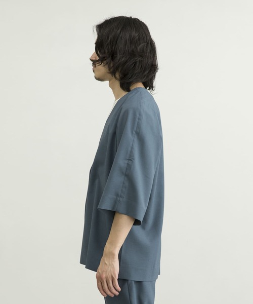 URBAN RESEARCH(アーバンリサーチ)の「URBAN RESEARCH iD LINEN LIKE SAMUE JACKET(その他アウター・メンズ・ブラック/ラベンダー/ブルー系その他・LARGE/MEDIUM)」の9枚目の写真