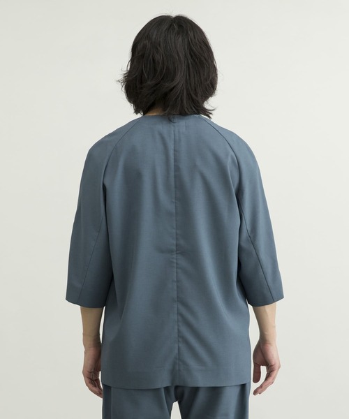 URBAN RESEARCH(アーバンリサーチ)の「URBAN RESEARCH iD LINEN LIKE SAMUE JACKET(その他アウター・メンズ・ブラック/ラベンダー/ブルー系その他・LARGE/MEDIUM)」の8枚目の写真