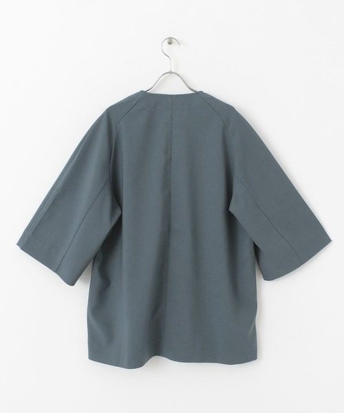 URBAN RESEARCH(アーバンリサーチ)の「URBAN RESEARCH iD LINEN LIKE SAMUE JACKET(その他アウター・メンズ・ブラック/ラベンダー/ブルー系その他・LARGE/MEDIUM)」の4枚目の写真
