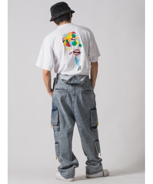 RE730（アールイーセブンサーティー）の「RE730 なみおくんビッグシルエット半袖Ｔシャツ（Tシャツ/カットソー・メンズ・ブラック系その他4/ブラック系その他5/ホワイト/ブラック/ホワイト系その他/ブラック系その他/ホワイト系その他2/ブラック系その他2/ホワイト系その他3/ブラック系その他3/ホワイト系その他4/ホワイト系その他5・M/L/XL）」の15枚目の写真