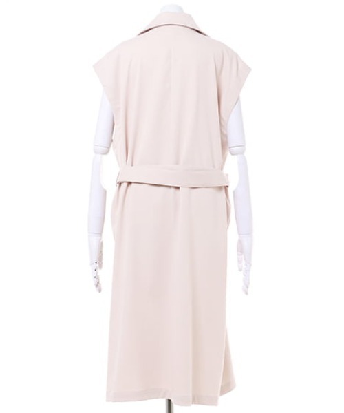 MLI'A(エムリア)の「ノースリロングトレンチジレ(トレンチコート・レディース・ベージュ/アイボリー・M)」の15枚目の写真