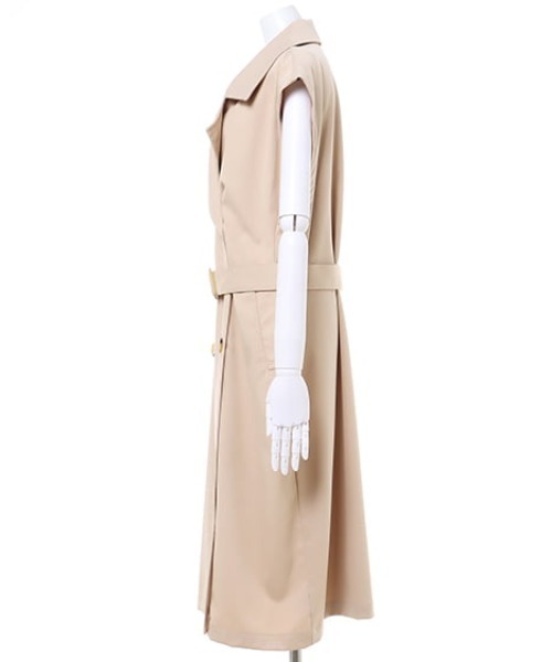 MLI'A(エムリア)の「ノースリロングトレンチジレ(トレンチコート・レディース・ベージュ/アイボリー・M)」の21枚目の写真