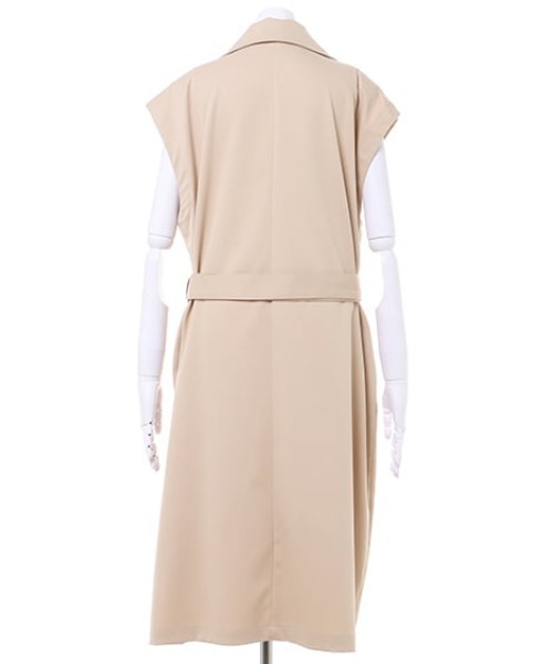 MLI'A(エムリア)の「ノースリロングトレンチジレ(トレンチコート・レディース・ベージュ/アイボリー・M)」の22枚目の写真