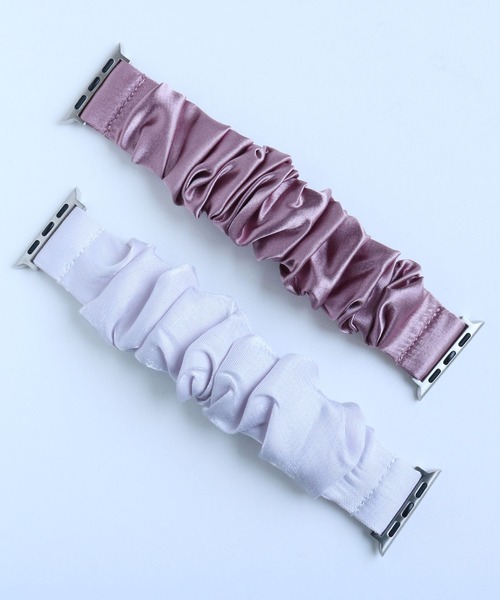 SiNCERE（シンシア）の「Apple Watch Band  / アップルウォッチ バンド シュシュ 無地タイプ  38-41mm（デジタル腕時計・レディース・ライトグレー/ブラック/ベージュ/ライトグリーン/ラベンダー/ライトパープル・40）」の14枚目の写真