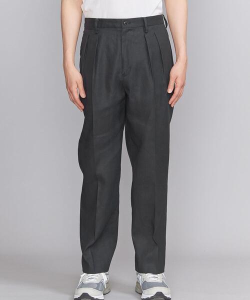 Thingless(シングレス)の「<Thingless> WIDE 2PLEAT PANTS/パンツ(スラックス・メンズ・ネイビー・S/M/L)」の2枚目の写真