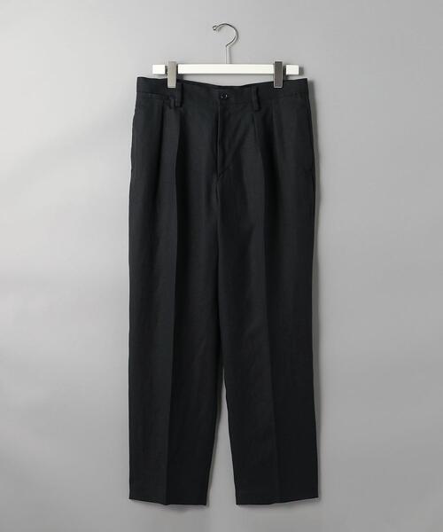 Thingless(シングレス)の「<Thingless> WIDE 2PLEAT PANTS/パンツ(スラックス・メンズ・ネイビー・S/M/L)」の10枚目の写真