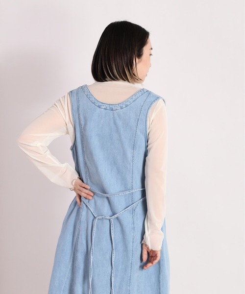 cepo（セポ）の「シアーメッシュトリムインナー（Tシャツ/カットソー・レディース・オフホワイト/ライム/オレンジ・M）」の11枚目の写真