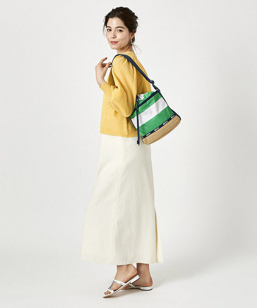 LeSportsac（レスポートサック）の「RAFFIA DRAWSTRING BAG
