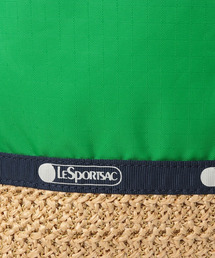 【LeSportsac】SUMMER RUGBY GREEN LARGE RAFFIA POUCH★関税込 Green Bags - Backpacks, Crossbodies, & Weekenders | LeSportsac