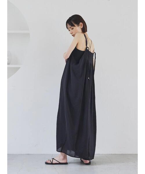 rem closet(レムクローゼット)の「シアープリーツフレアオールインワン(つなぎ/オールインワン・レディース・ブラック/ミント・FREE)」の15枚目の写真