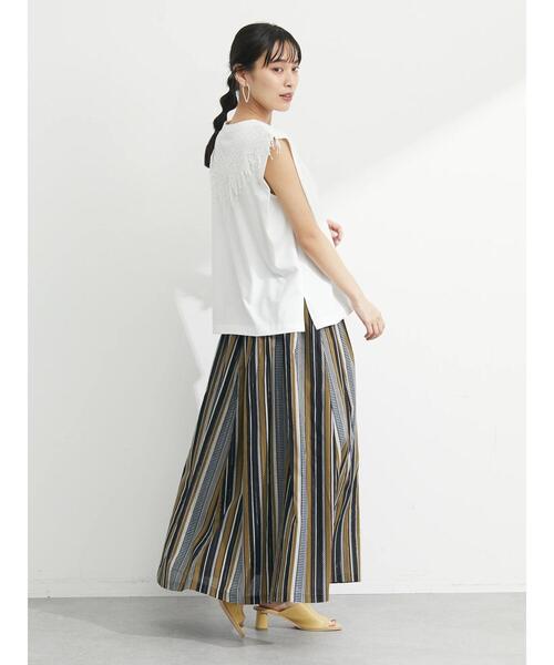 ELENCARE DUE（エレンカーレデュエ）の「・ELENCARE DUE マルチストライプスカート（スカート・レディース・パープル/ブラウン/レッド/グリーン・FREE）」の10枚目の写真