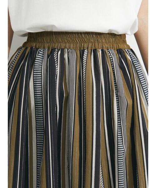 ELENCARE DUE（エレンカーレデュエ）の「・ELENCARE DUE マルチストライプスカート（スカート・レディース・パープル/ブラウン/レッド/グリーン・FREE）」の15枚目の写真