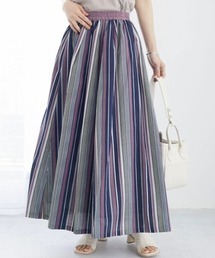 ・ELENCARE DUE マルチストライプスカート