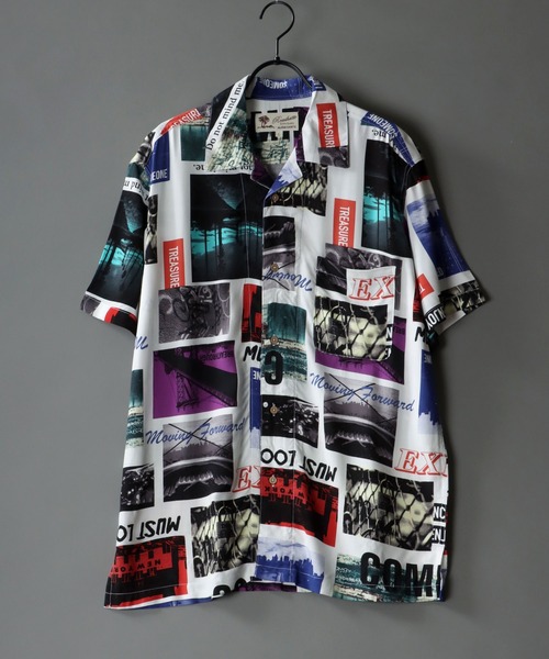 SITRY(シトリー)の「Silky Drape Open Collar Street Aloha Shirt/シルキードレープ オープンカラー ストリート アロハシャツ(シャツ/ブラウス・メンズ・ブラック系その他4/ブラック系その他5/レッド系その他/ブルー系その他/ブラック系その他6/ホワイト系その他/ブラック系その他/ホワイト系その他2/ブラック系その他2/ブラック系その他3・M/L/LL)」の3枚目の写真